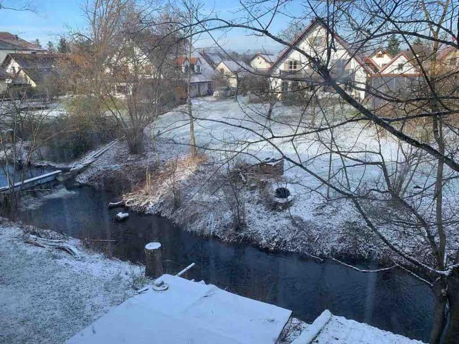Apartment Amidst Nature-Riverdale, North Of Munich Fahrenzhausen Exterior foto